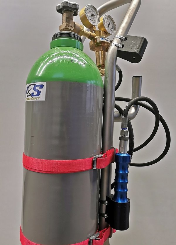 Krontec Luftlanzenhalter für Flaschenwagen